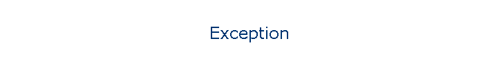 Exception