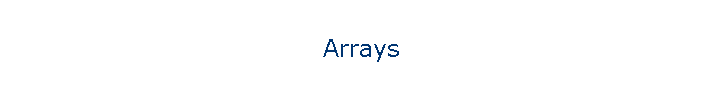 Arrays