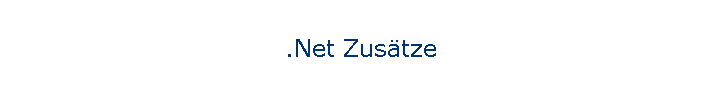 .Net Zustze