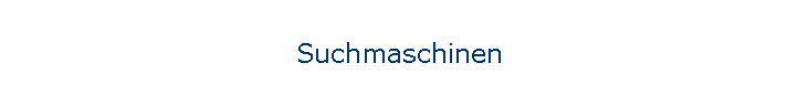 Suchmaschinen