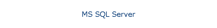 MS SQL Server