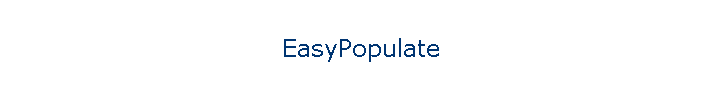 EasyPopulate